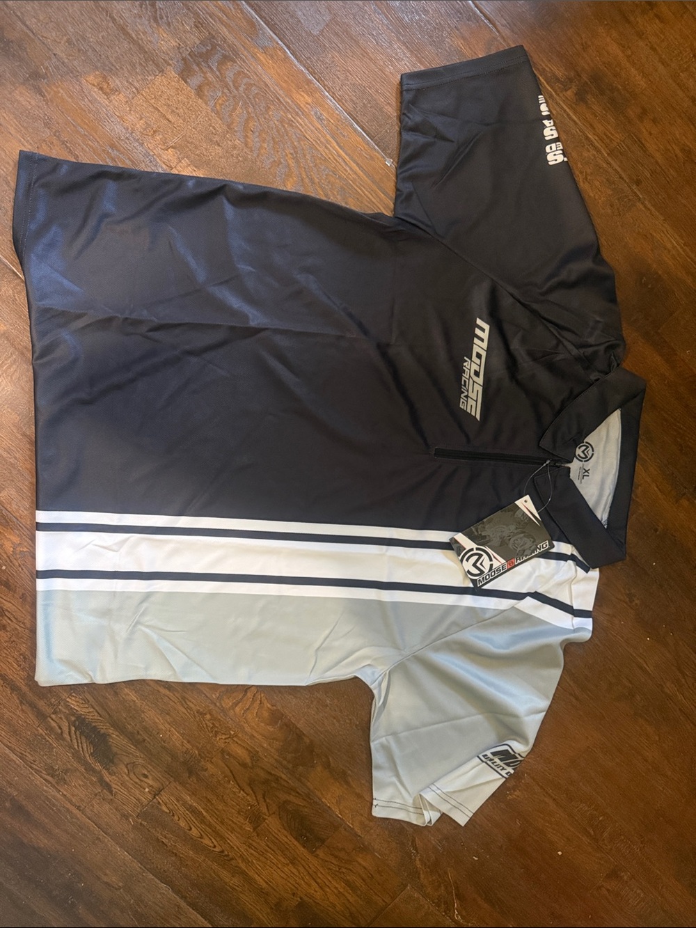 Moose racing Team zip Short Sleeve Performance Shirt

XL 
NEW